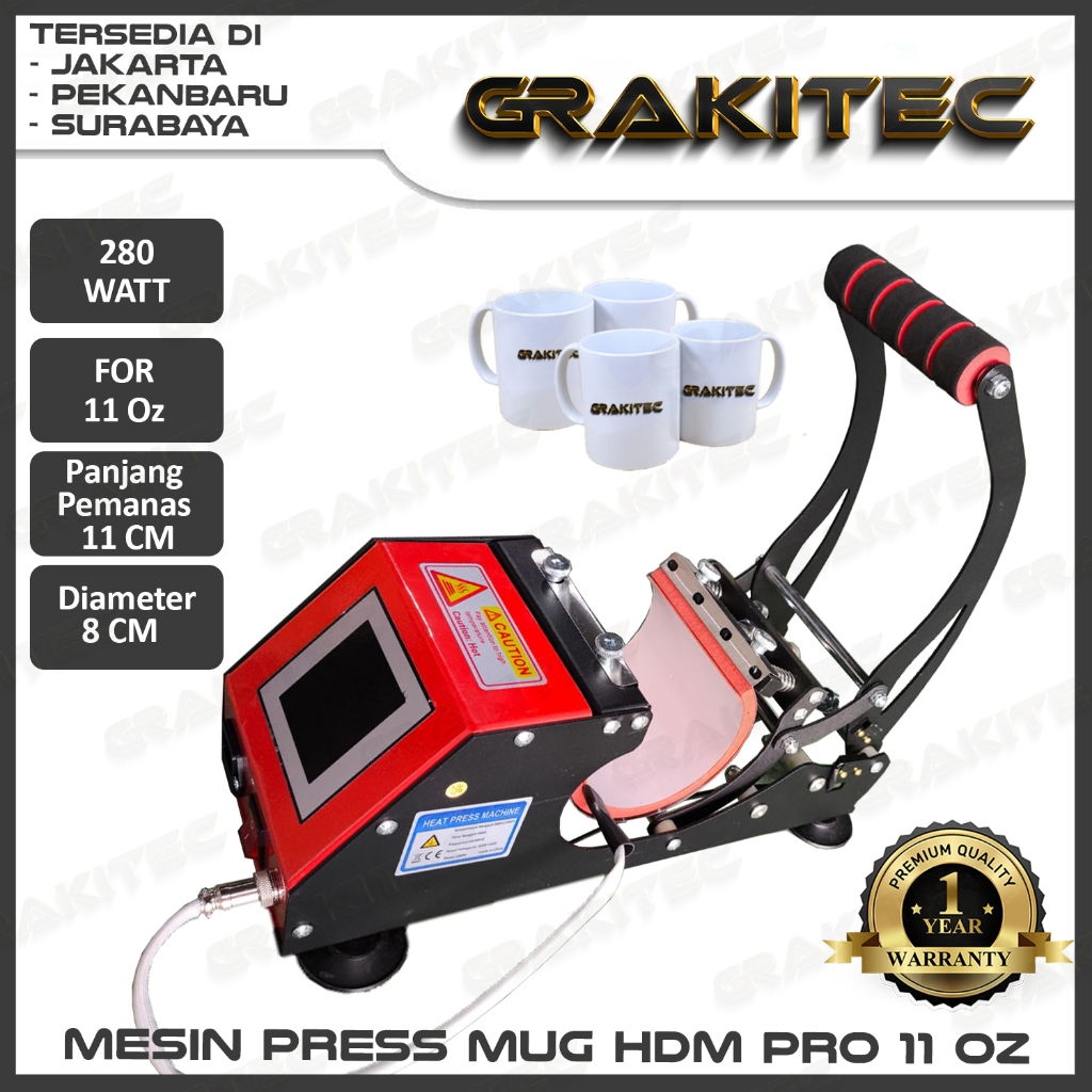 Jual Mesin Press Sablon Mug Oz Gelas Premium Digital Mug Heat