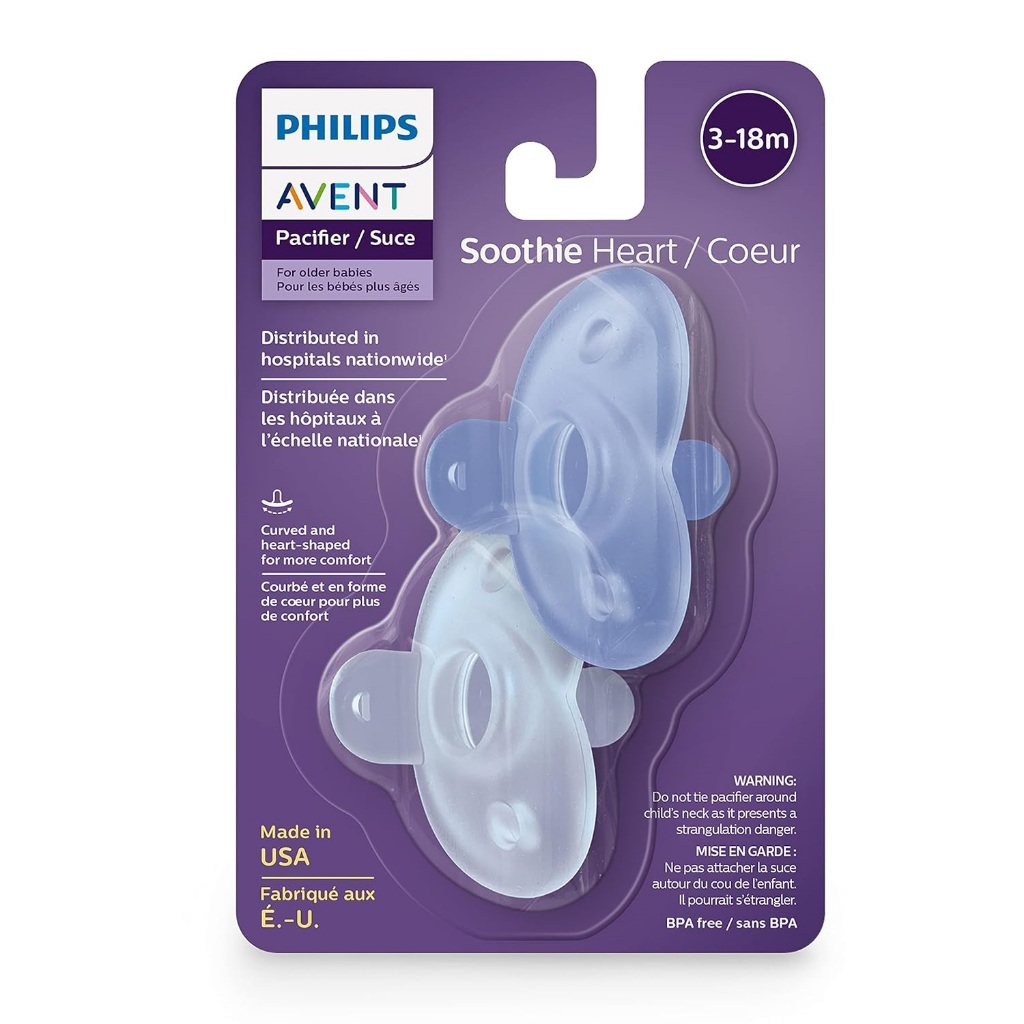 Philips Avent Heart Soothie Pacifier Empeng Bayi Standard Rumah Sakit