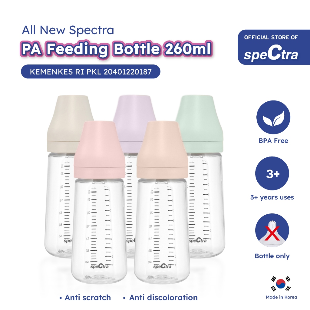 Jual Spectra Baby Bottle PA 260ml - Botol Susu Spectra PA (1pcs Tanpa ...