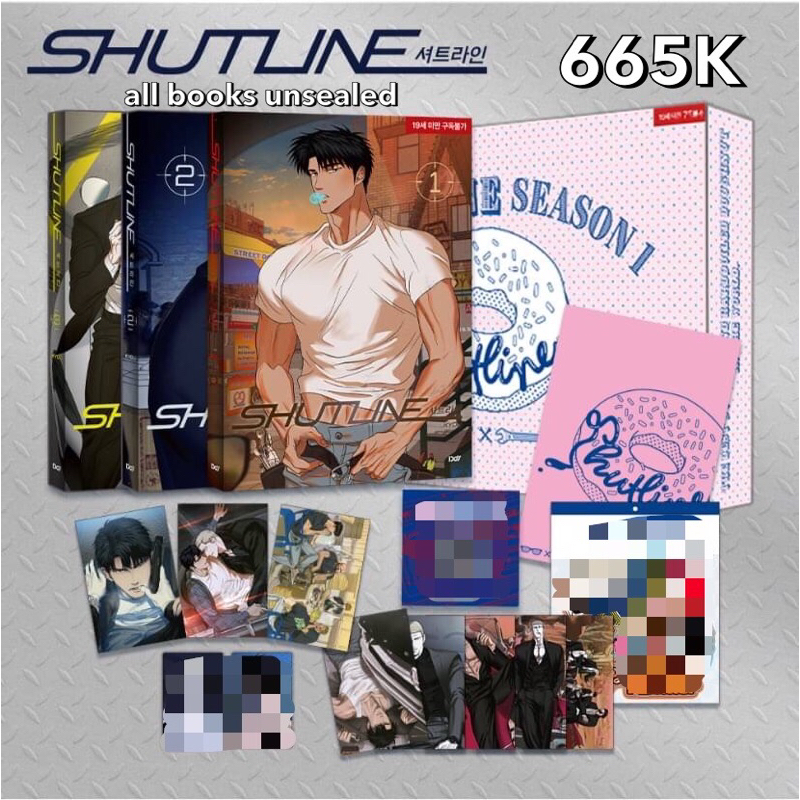 Jual [BOOKED] Official Merch BL Manhwa Webtoon Shutline Book set ...