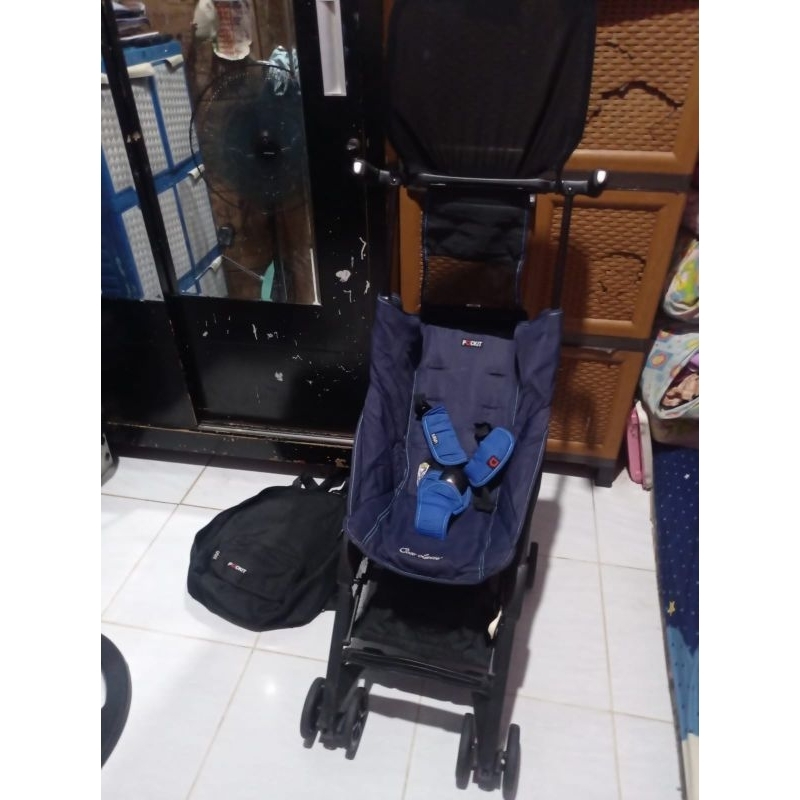 Jual stroller pockit gen 5 CL 789 cocolatte D 340 series preloved lengkap tas ransel backpack Shopee Indonesia