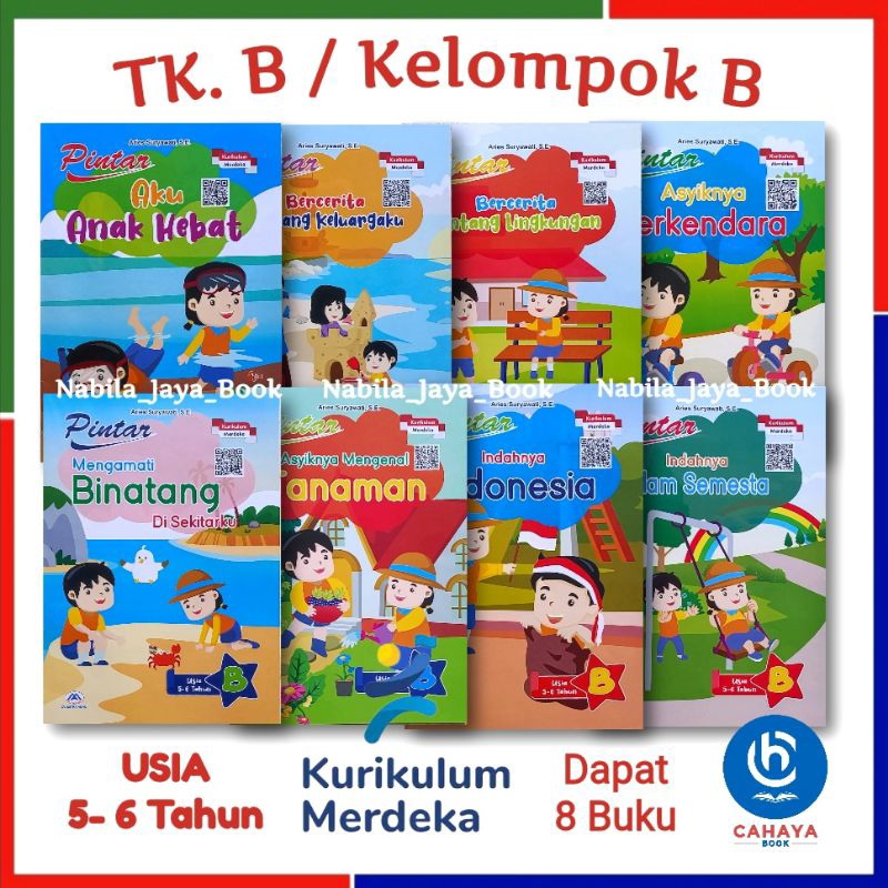 Jual Buku Paket TK/Paud Kurikulum Merdeka Kelompok B (5-6Tahun ...