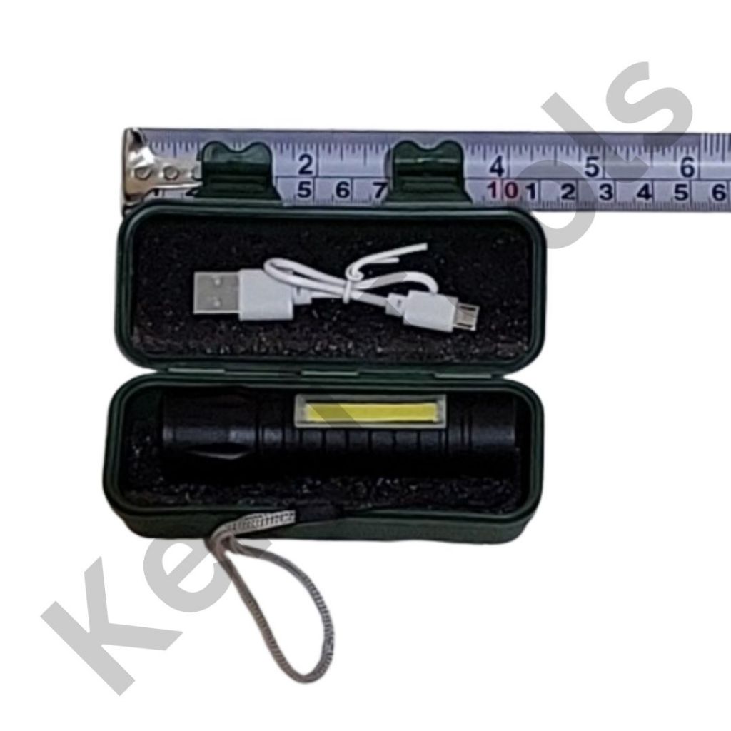 Jual Senter Kecil XPE LED COB Light Rechargeable USB Charge Senter ...