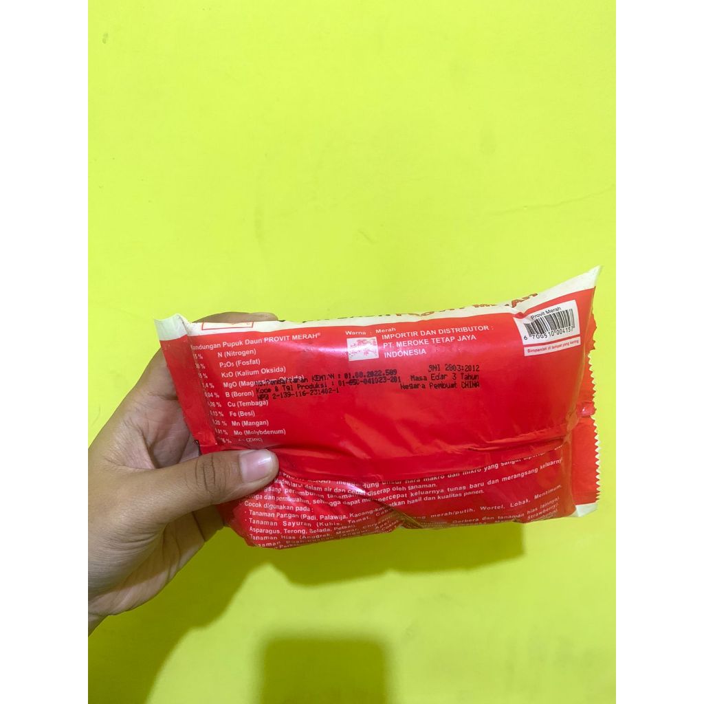 Jual Pupuk Meroke PROVIT MERAH 500gr Kemasan Pabrik | Shopee Indonesia