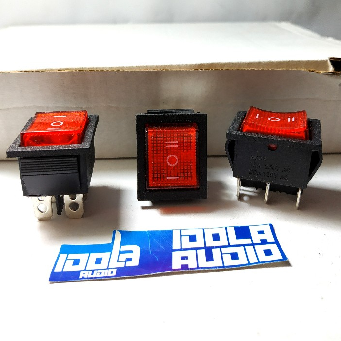 Jual Saklar Power Besar On - Off - On 6 PIN + Lampu | Switch On Off On ...