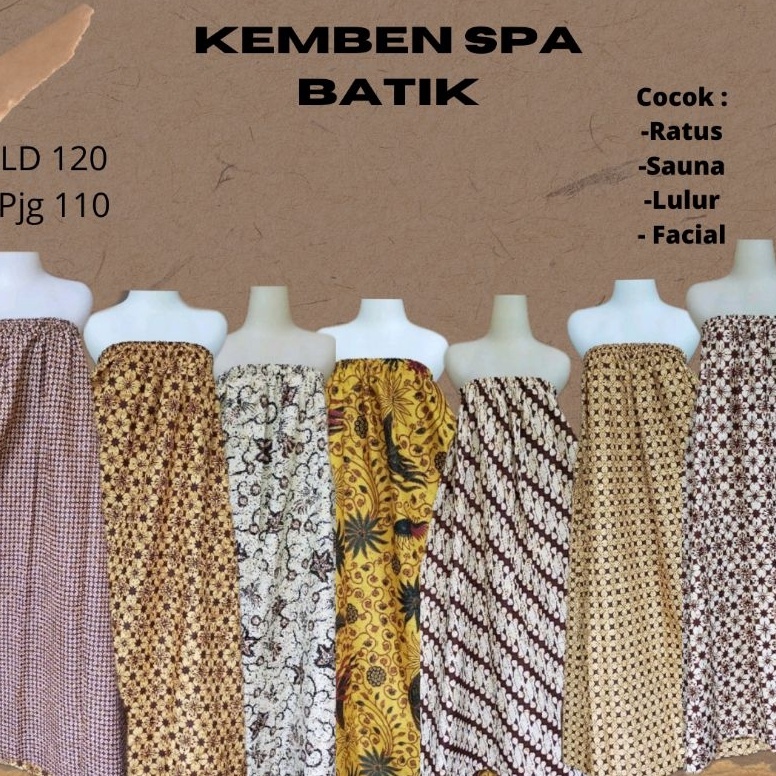 Jual ART U16R Kemben Batik Baju Spa Panjang Ratus Salon Lulur siraman ...