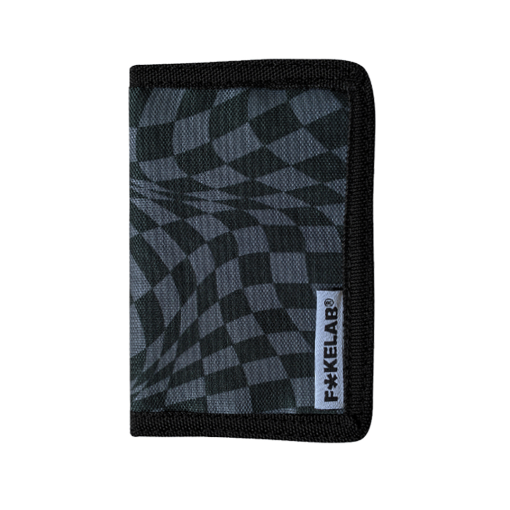 Jual Fakelab Dompet Wavy Checkered Lipat Trifold Velcro / Slipped ...