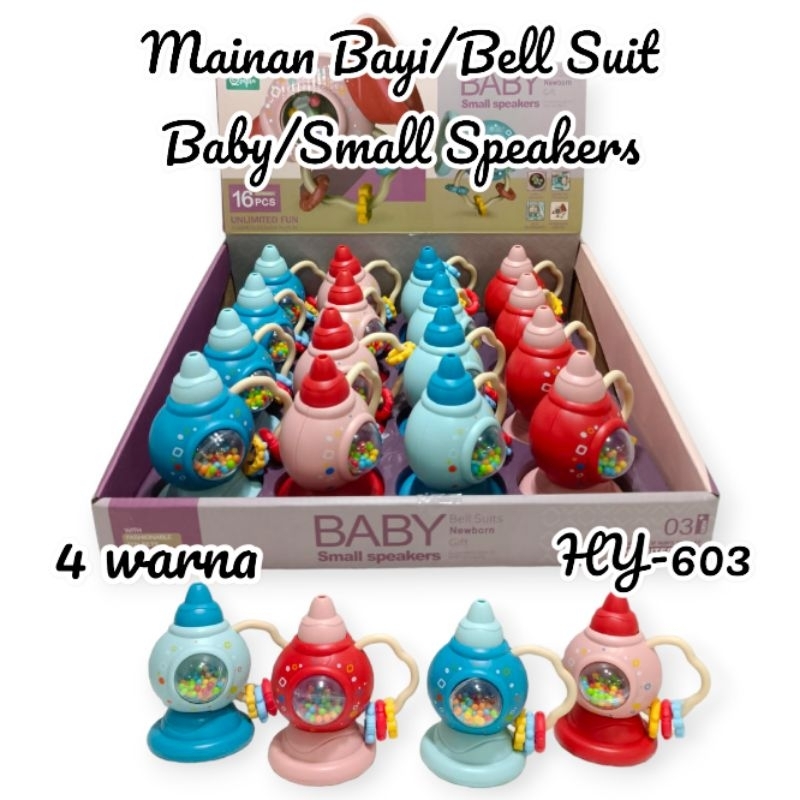 Jual Mainan Bayi Bell Suit Baby Small Speakers/Rattle Bel Small