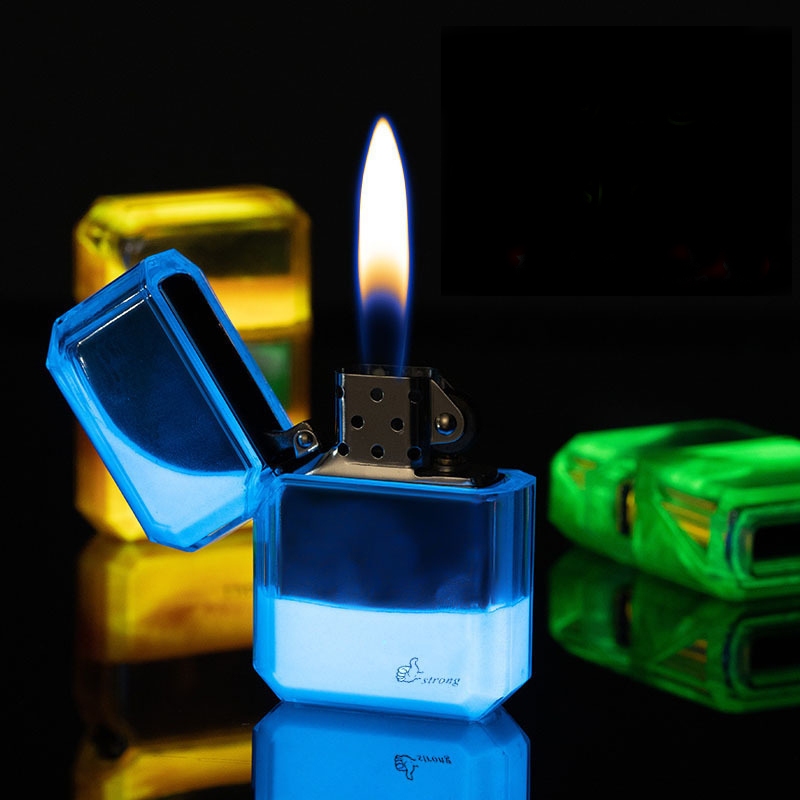 Jual Korek Api Lighter Glow Inthe Dark Seperti Zippo Shopee Indonesia