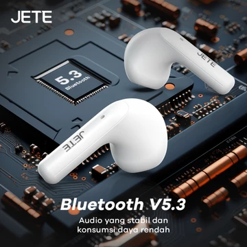 TWS True Wireless Stereo JETE CE3 Bluetooth 5.3 IPX 5 Garansi 2 Tahun