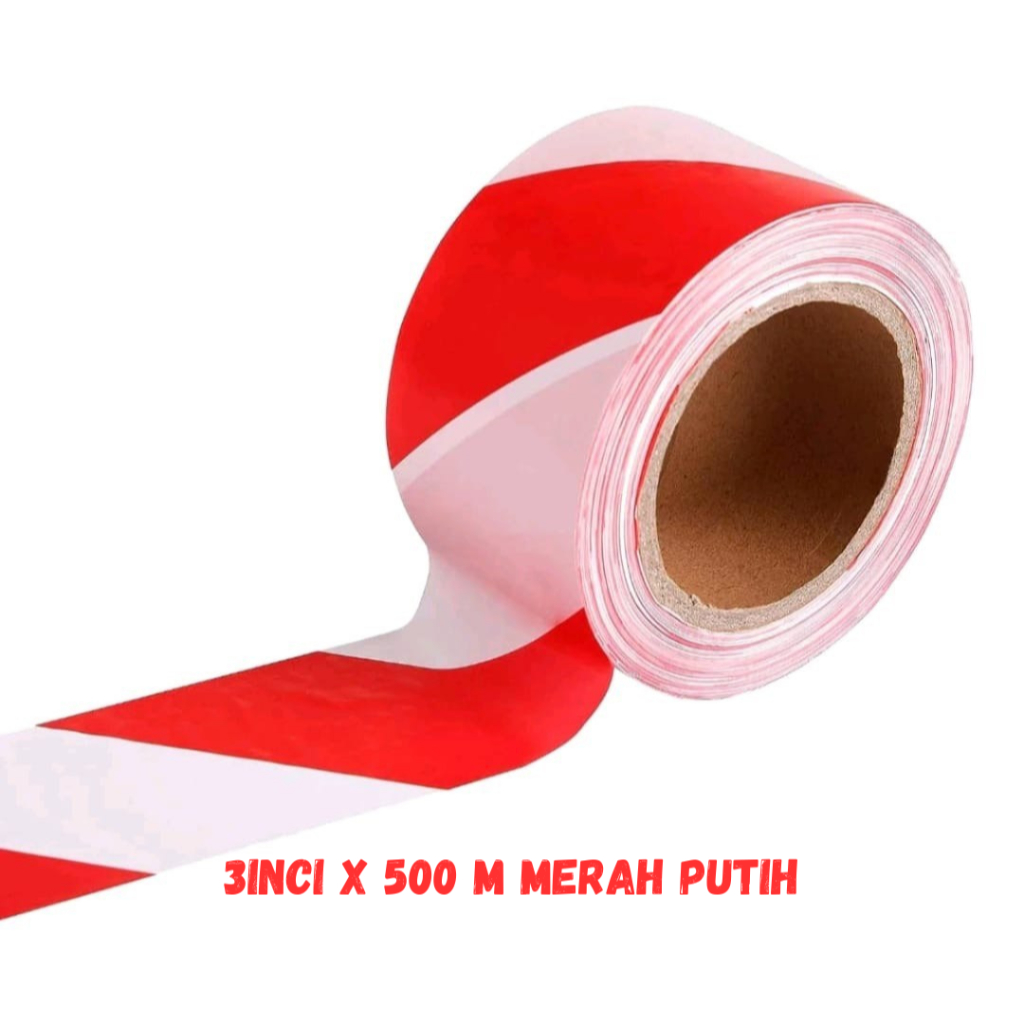 Jual Police Line Garis Polisi Safety Line Barricade Line 3 inch x 500 ...