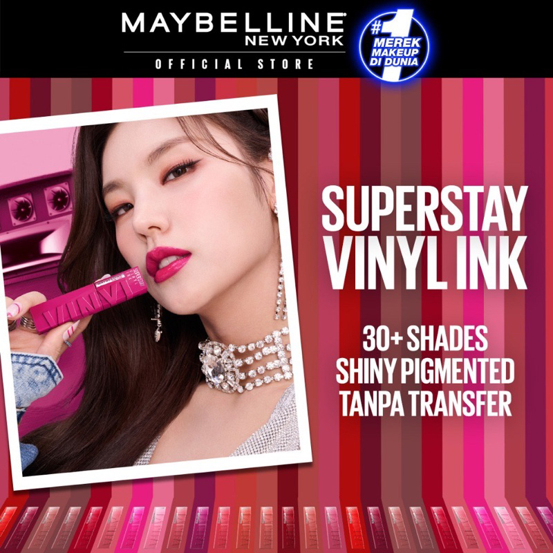 Jual MAYBELLINE SUPERSTAY VINYL INK 100% ORIGINAL | Shopee Indonesia
