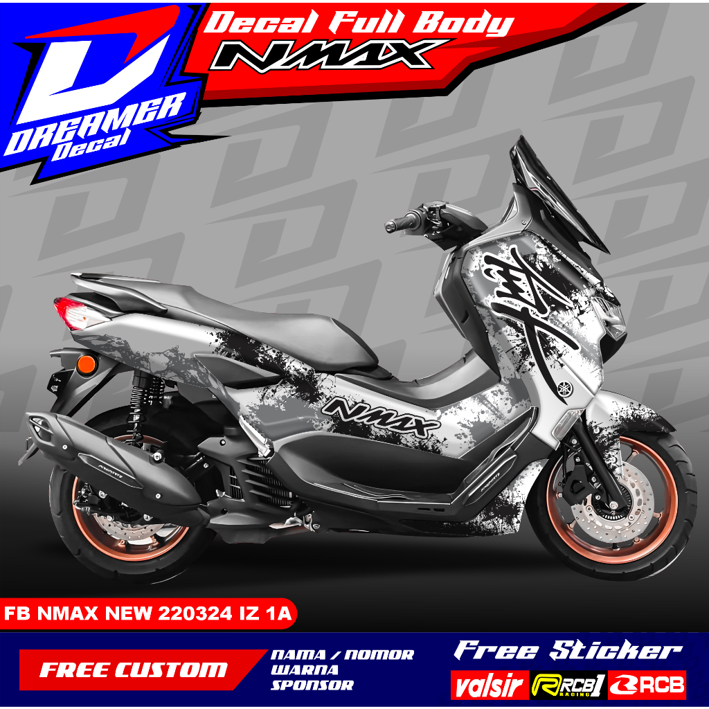 Jual Stiker Sticker Decal Motor YAMAHA NMAX OLD Full Body FB NMAX NEW ...