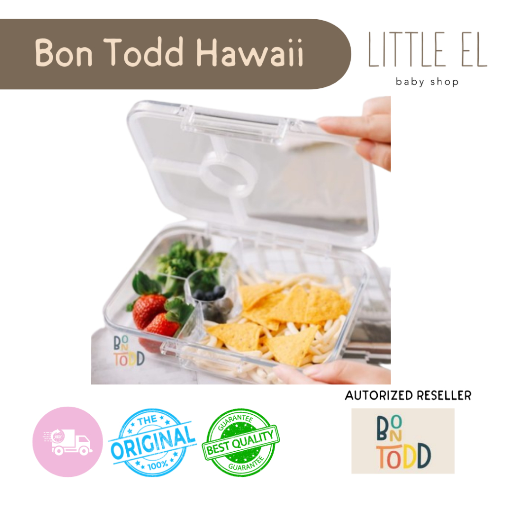 Jual Bon Todd Hawaii Bento Box Transparan - Microwave Safe - Bontodd ...