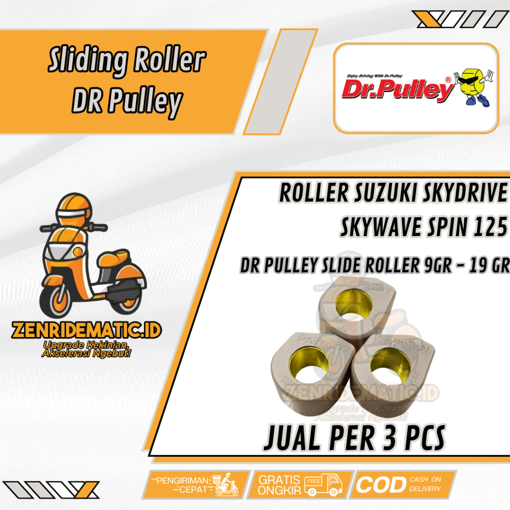 Jual Sliding Roller Suzuki Skydrive Skywave Spin Hayate 125 cc Racing ...