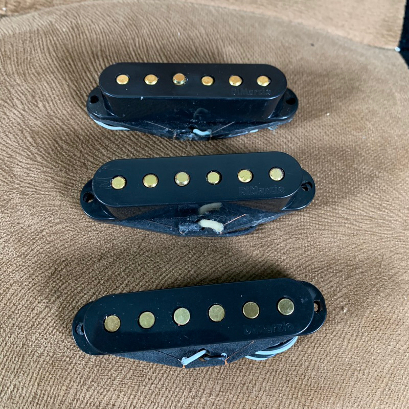 Jual Pickup Dimarzio True Velvet Set Bridge Mid Dan Neck Pickup Stratocaster Single Coil