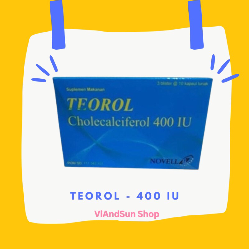 Jual TEOROL 400IU PER BOX NOVELL | Shopee Indonesia