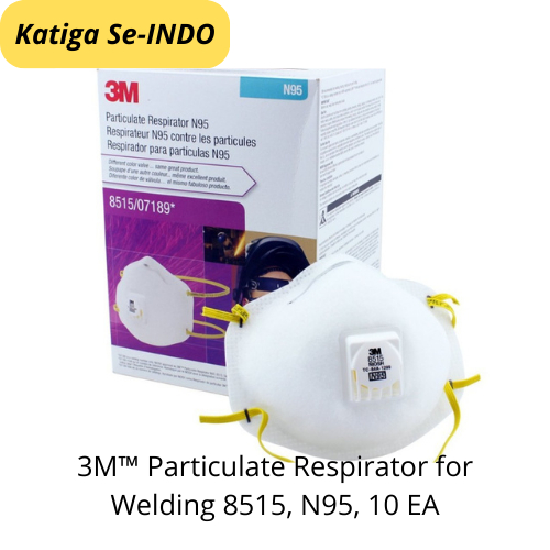 Jual 3M-8515 N953M™ Particulate Respirator for Welding 8515, N95, 10 ea ...