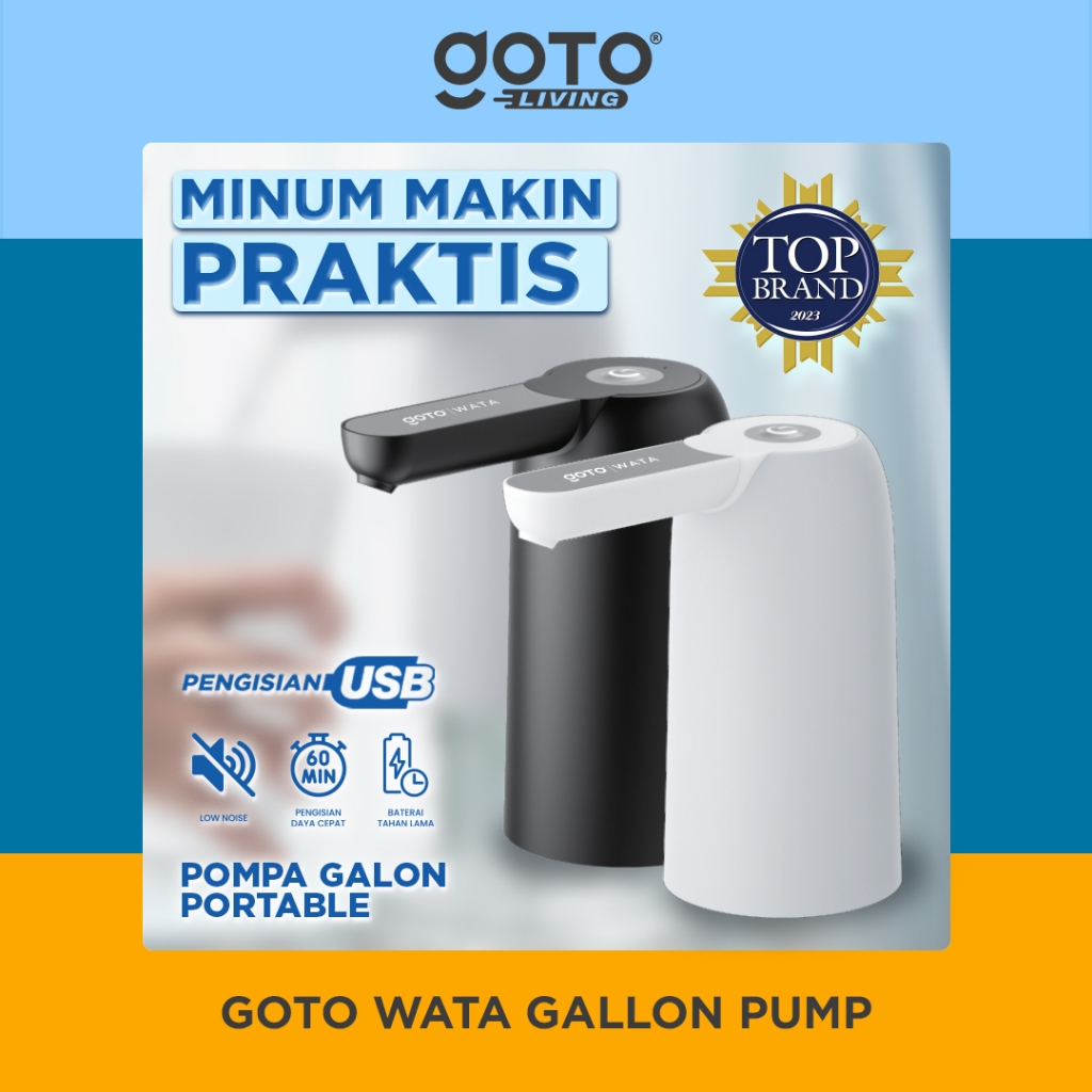 Jual Goto Wata Pompa Galon Electric Dispenser Air Minum Pump Usb Charge Shopee Indonesia 6745