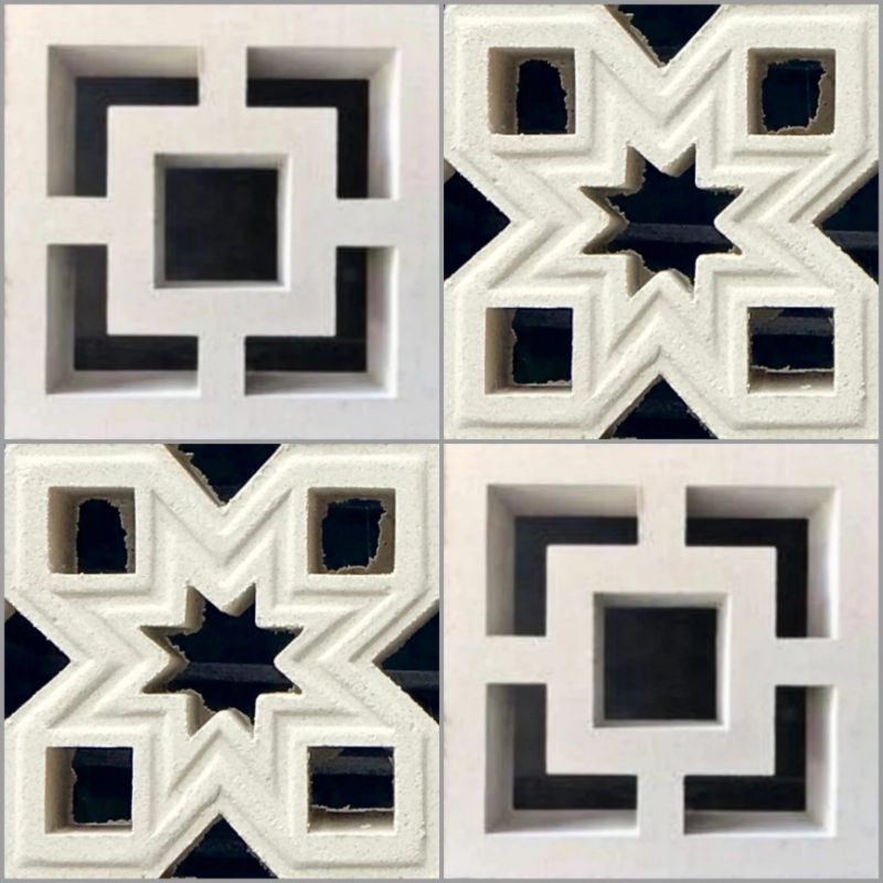 Jual roster beton minimalis, roster 20x20x10cm, loster beton minimalis ...