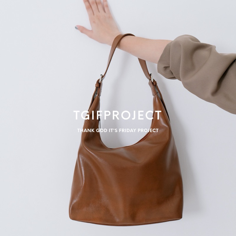 Jual Yuko Korean Basic Tote bag Semi Leather - tgif project store ...