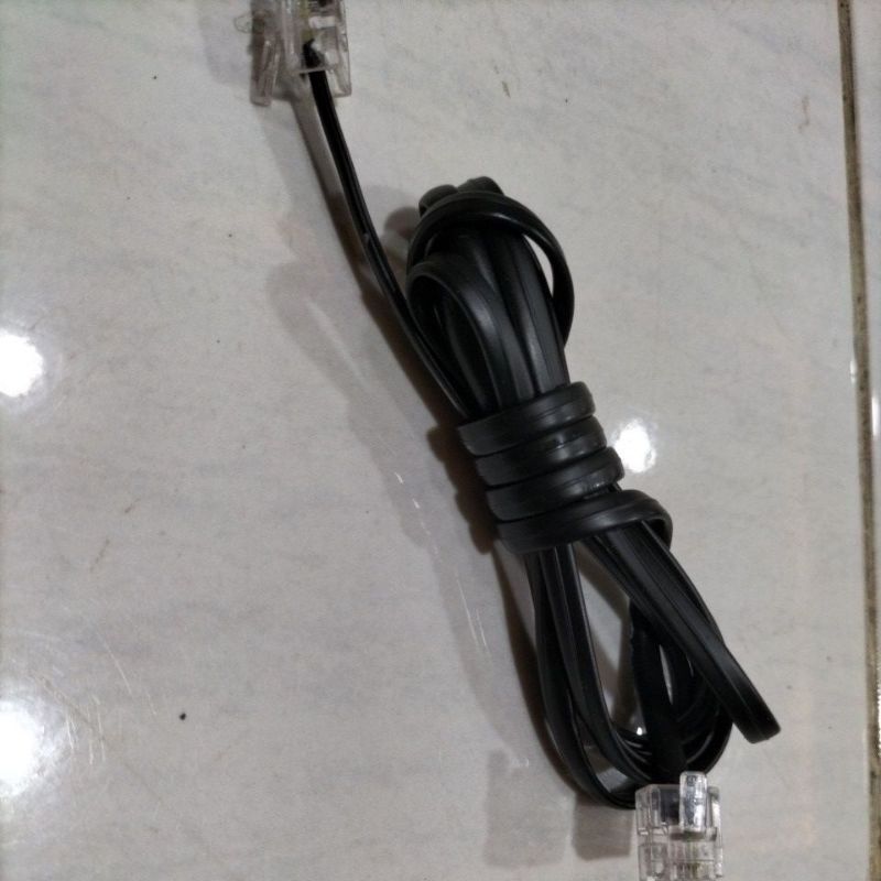 Jual Kabel telepon 4 pin panjang 20mtr | Shopee Indonesia