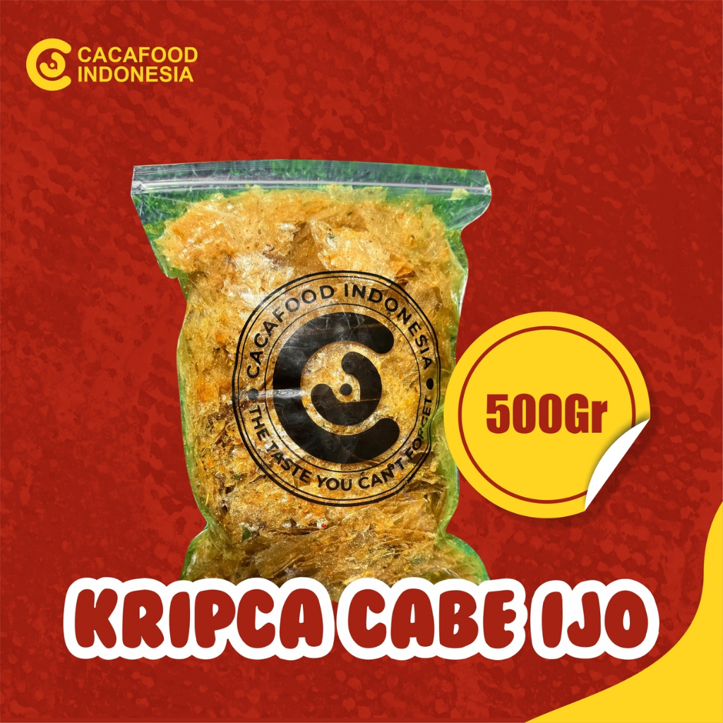 Jual NEW!! KRIPCA CABE IJO 1/2KG (500GR) | Shopee Indonesia