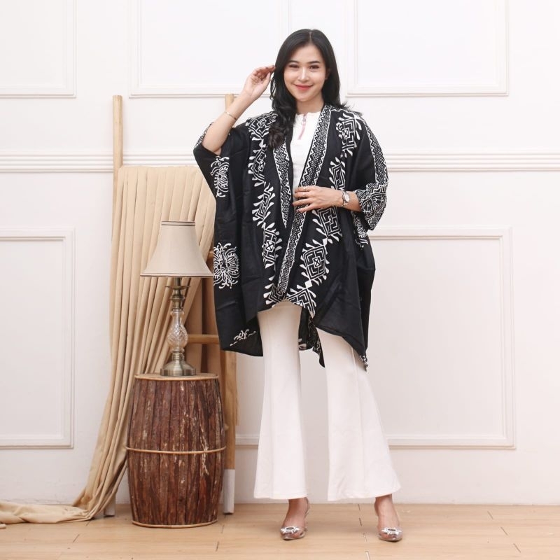 Jual Outer Batik Kimono Cardigan Batik Wanita Modern Motif Etniq Outfit Kondangan Simpel Shopee Indonesia