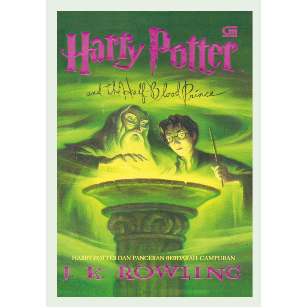 Jual NOVEL HARRY POTTER JILID 6 (HARRY POTTER DAN PANGERAN BERDARAH ...