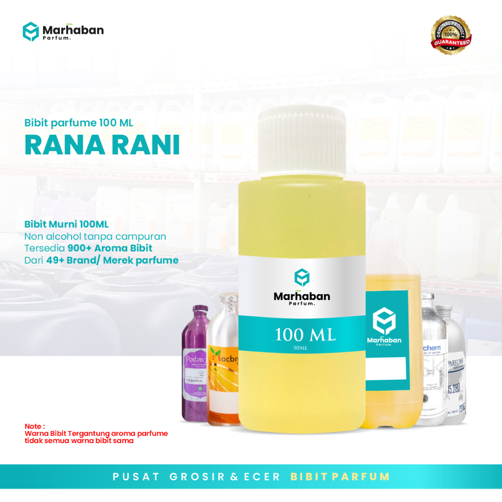 Jual Bibit Parfume Murni - RANA RANI Non Alkohol Tanpa Campuran 100ml ...
