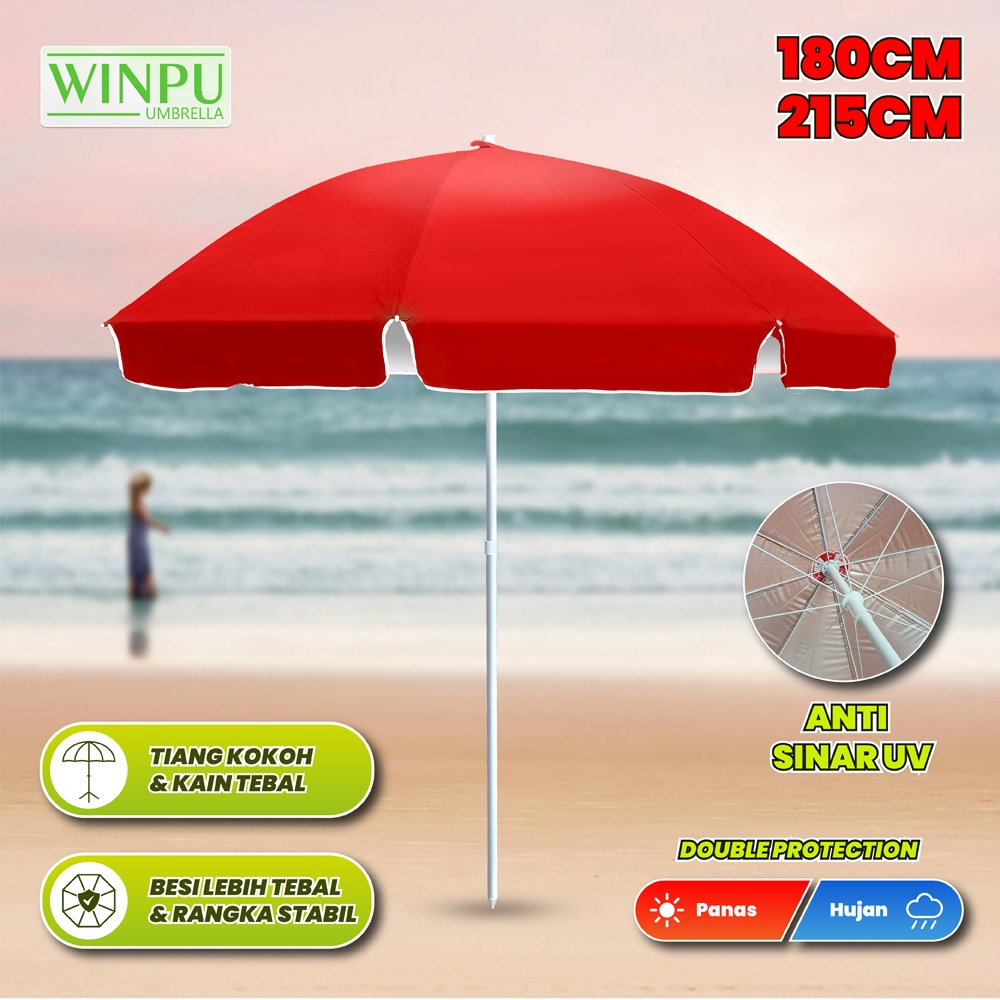 Jual WINPU Payung Tenda Jualan Besar Ukuran Standar 180Cm - 215Cm ...