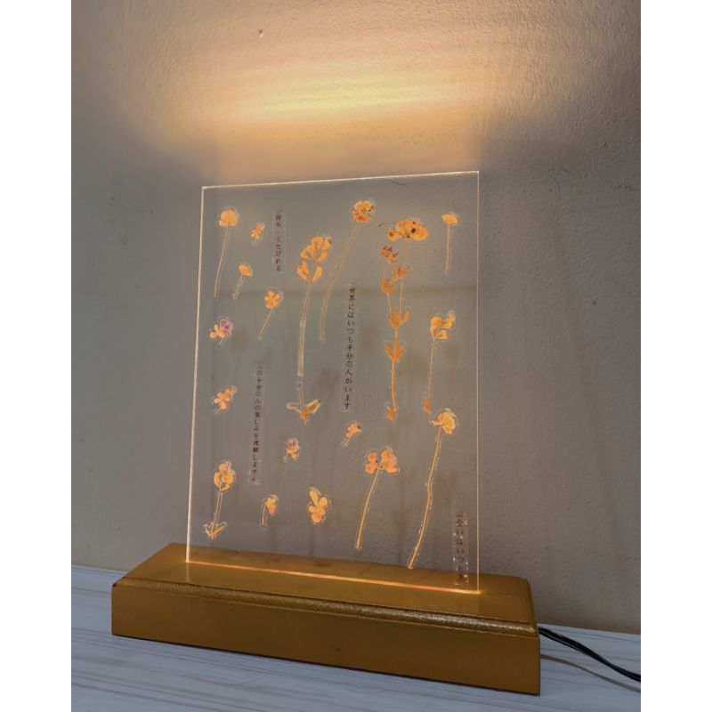 Jual Lampu LED akrilik premium polos / lampu tidur LED / akrilik board