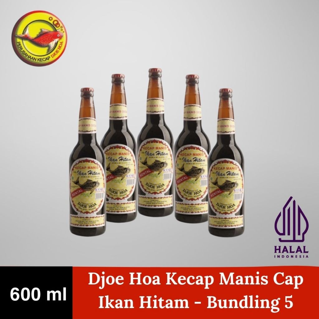 Jual Djoe Hoa Kecap Manis Cap Ikan Hitam Ml Bundling Shopee