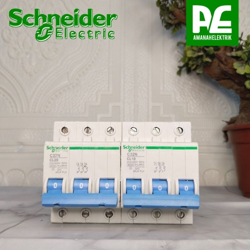 Jual MCB Schneider PLN 3 phase 10A, 16A, 20A, 25A, 35A 50A, barang ...