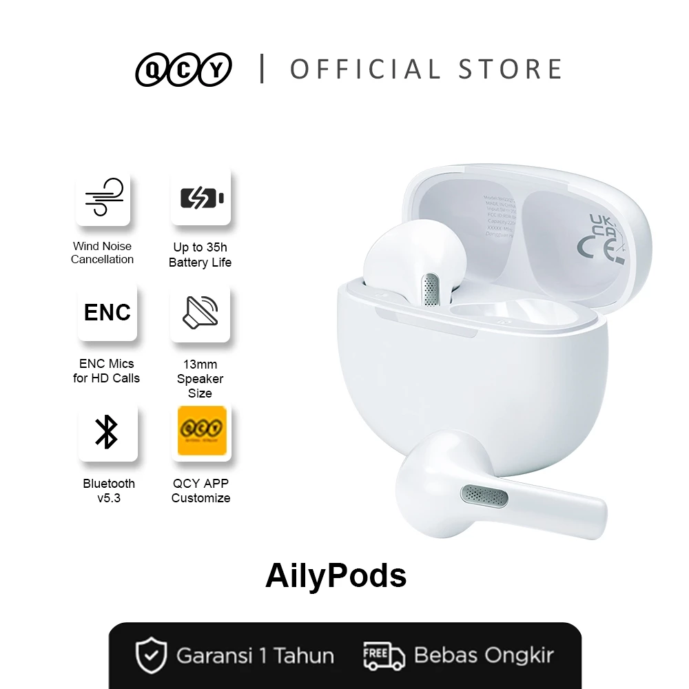 QCY T20 Portable TWS semi in-ear AilyPods