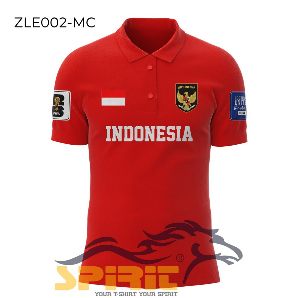 Jual Polo Shirt Timnas Indonesia Baju Timnas Indonesia Kaos Kerah