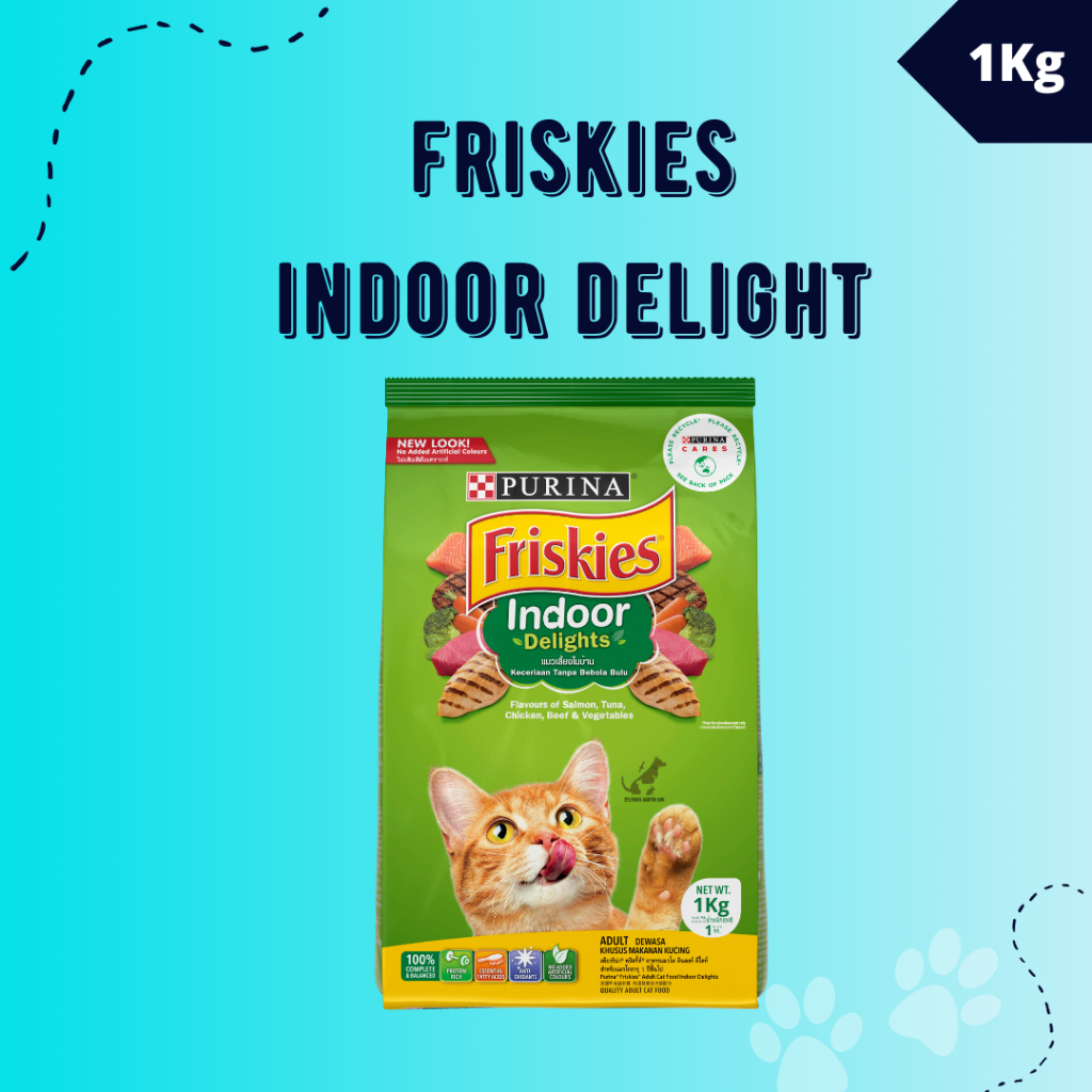Jual FRISKIES ADULT Indoor Delights Delight 1kg 1 kg | Shopee Indonesia