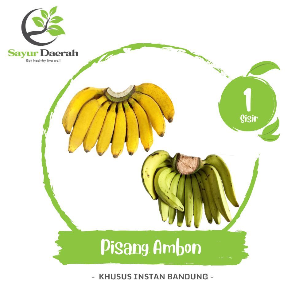 Jual Pisang Ambon Lumut Lembang 1 Sisir | Sayur Daerah | Shopee Indonesia