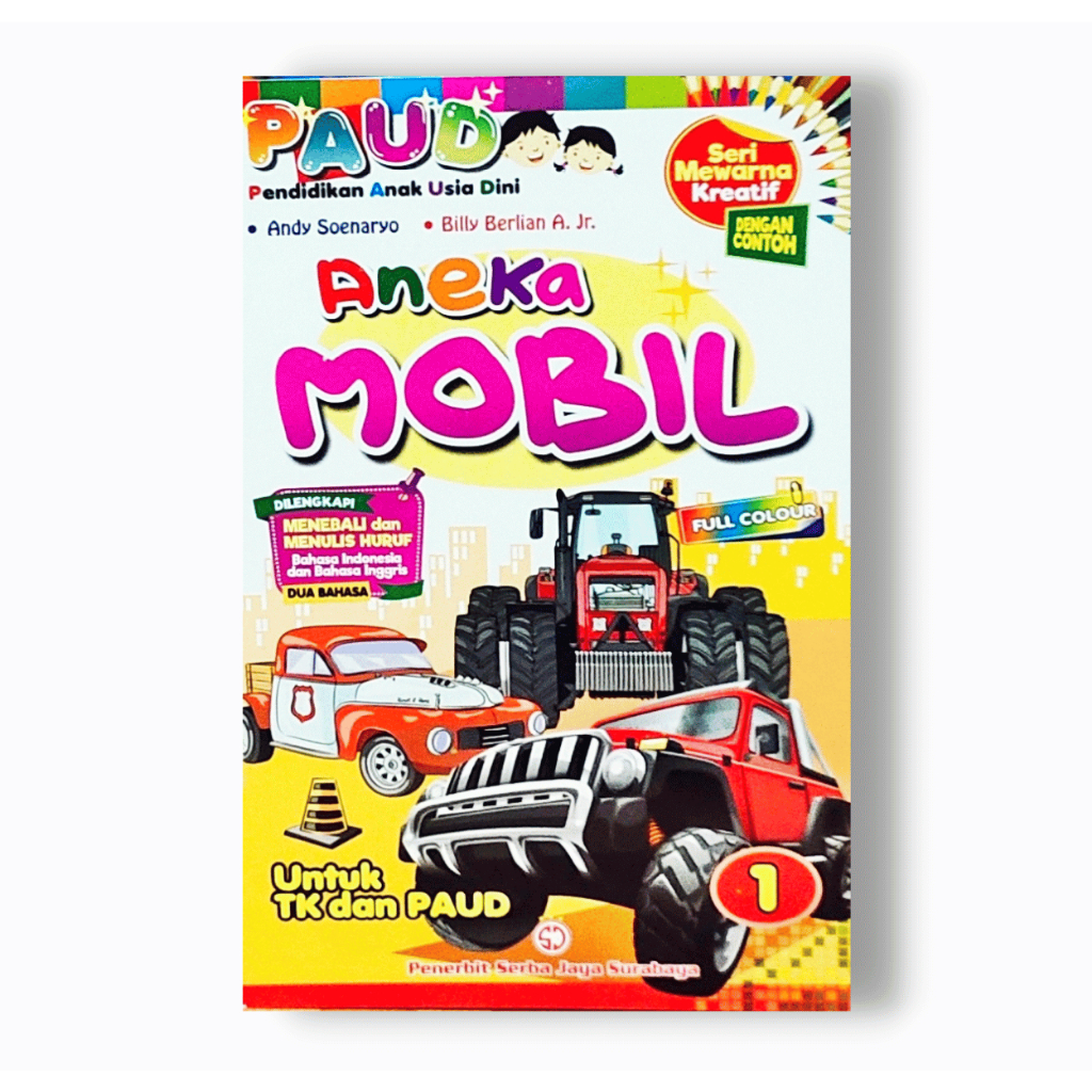 Jual Buku Anak Paud Kreatif Mewarnai Aneka Mobil Jilid 1 - Untuk TK Dan ...