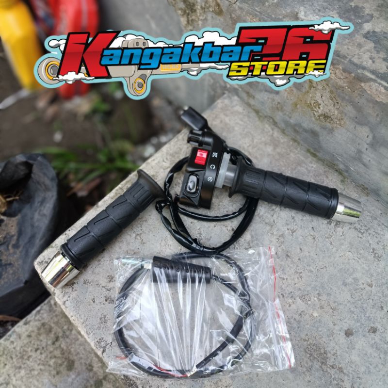 Jual Holder Kanan Gas Ksr Set Hangrip Kaze Jalu Pcx Shopee Indonesia