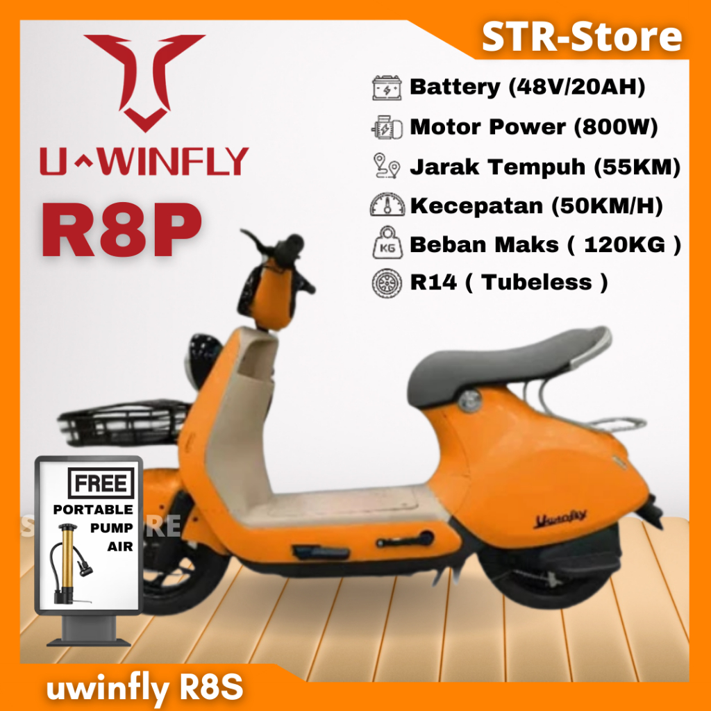 Jual SEPEDA LISTRIK UWINFLY R8P 800W SEPEDA LISTRIK PROMO R8 P U WINFLY ...