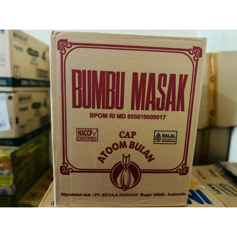 Jual BUMBU MASAK CAP ATOM BULAN 1 KARTON ISI 50 BOX Shopee Indonesia