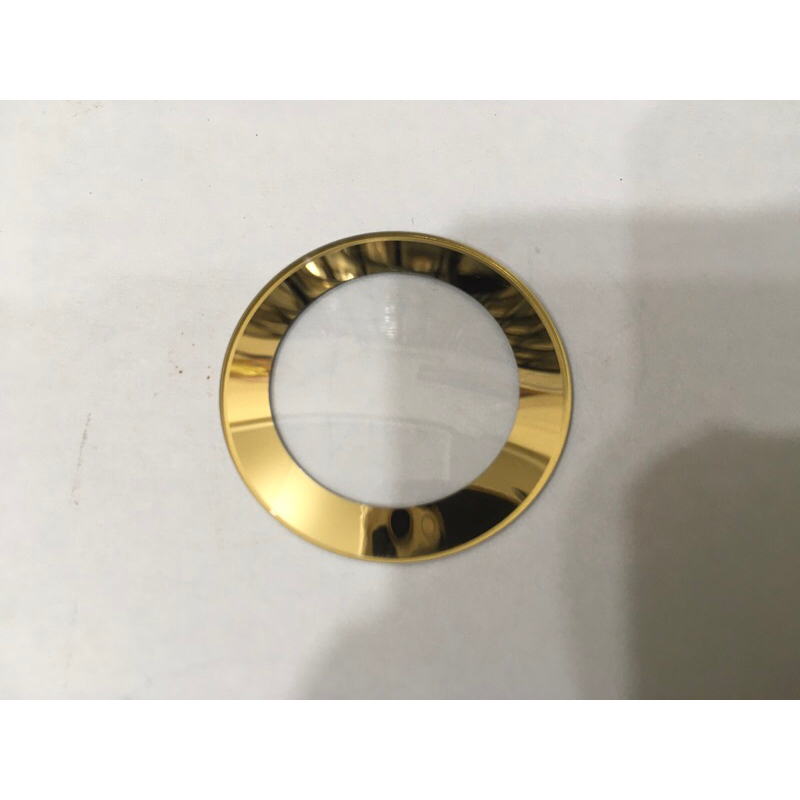 Jual Kaca Kristal Mineral Cembung Les Kuning 320 mm | Shopee Indonesia