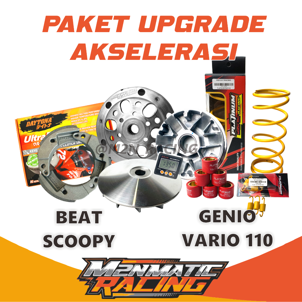 Jual BEAT - PAKET UPGRADE CVT BEAT SCOOPY FI UPGRADE AKSELERASI SCOOPY ...