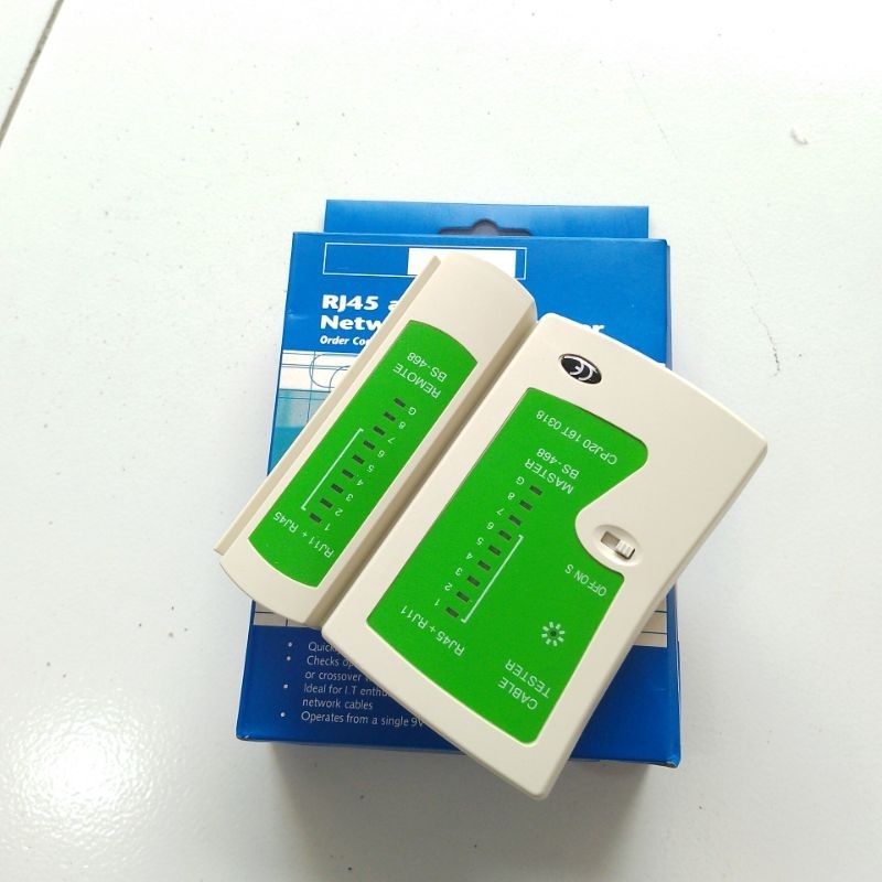 Jual LAN TESTER Alat Cek Kabel Internet Rj45 Rj11 Pendeteksi Aliran ...