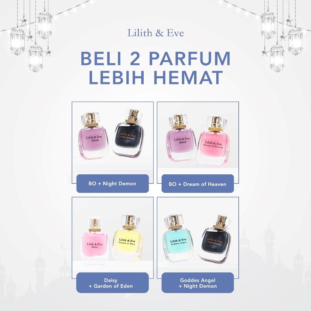Jual Lilith and Eve Bundle 2in1 All Varian Eau De Parfum (EDP ...