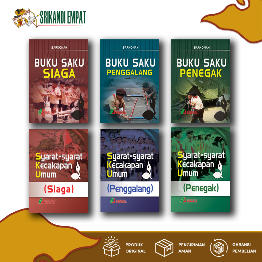 Jual Buku Saku Pramuka - SKU Pramuka Siaga - SKU Pramuka Penggalang ...