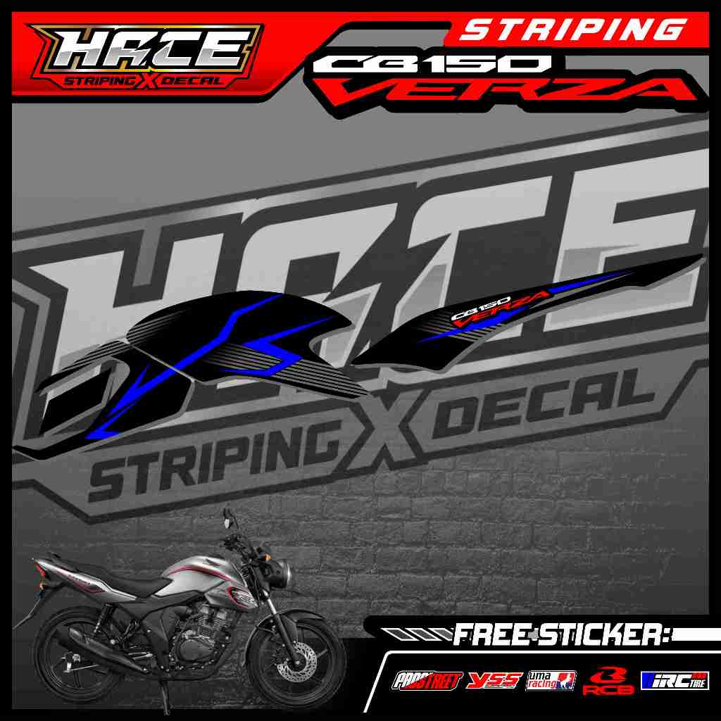 Jual 366 STRIPING STICKER CB 150 VERZA - STRIPING STICKER CB 150 VERZA ...