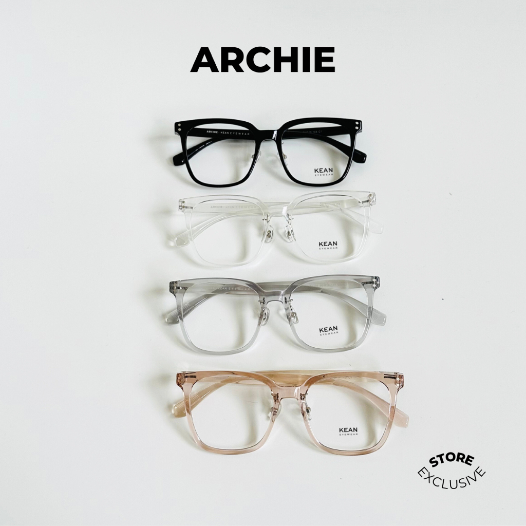 Jual KEAN ARCHIE - FRAME KACAMATA CLIP ON KOTAK OVERSIZE NOSEPAD ...