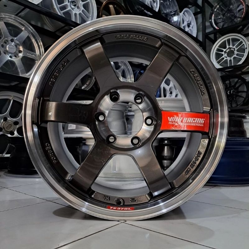 Jual velg racing r18 TE37 PROGRESSIVE velg racing mobil ring 18 velg